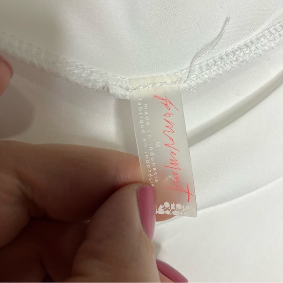 Free people movement Casal cropped long sleeve shirt size medium - Picture 6 of 7